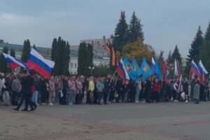 Митинг едросов в Костроме 30.09.22