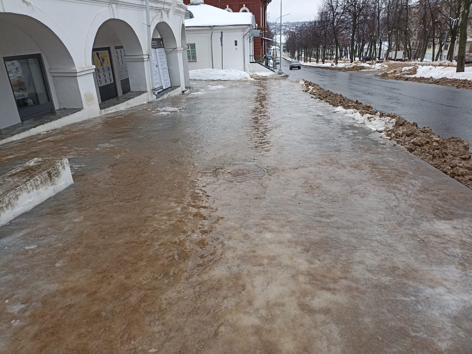 Костромской травмпункт наводнили пострадавшие на льду горожане
